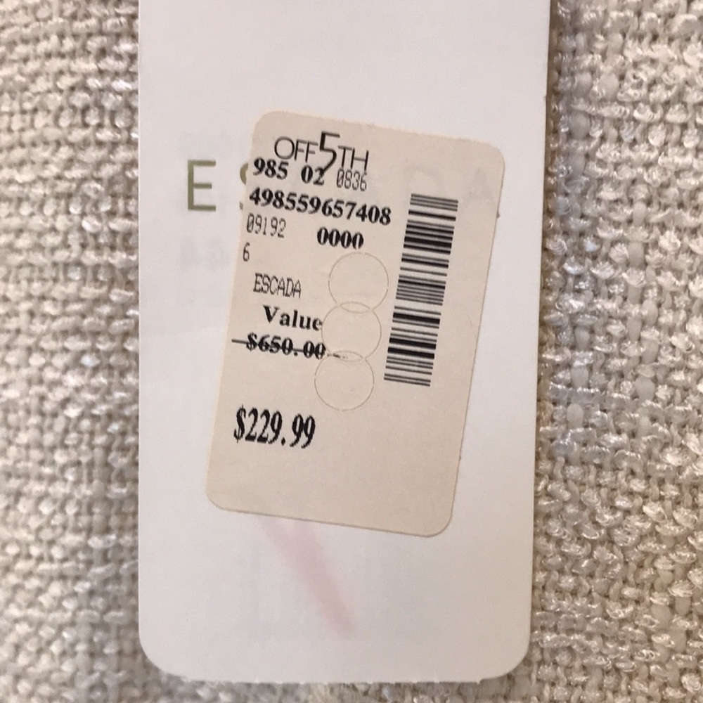 NWT Escada linen/cotton skirt - Picture 5 of 8